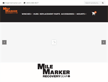 Tablet Screenshot of milemarker.com